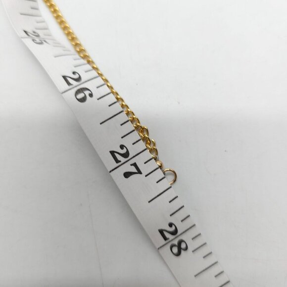 Jasper Brown Black Beaded Necklace And Bracelet Set With Twisted Gold-Tone Accen - Picture 7 of 7